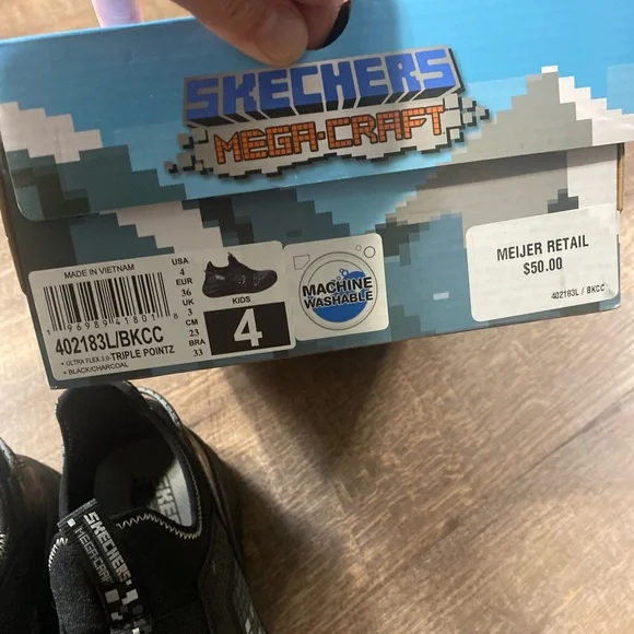 New boys Skechers Mega-craft ultra flex 3.0 kids shoes size 4 - Picture 9 of 9